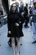 EMILIA CLARKE Arrives at Good Morning America in New York 06/24/2015