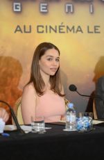 EMILIA CLARKE at Terminator Genesys Press Conference in Paris