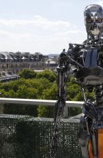 EMILIA CLARKE at Terminator Genesys Press Conference in Paris