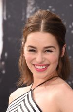 EMILIA CLARKE at Terminator: Genisys Premiere in Hollywood