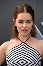 EMILIA CLARKE at Terminator: Genisys Premiere in Hollywood