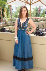EMILIA CLARKE at Terminator: Genisys Press Conference in Los Angeles