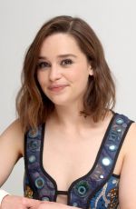 EMILIA CLARKE at Terminator: Genisys Press Conference in Los Angeles