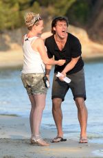 EMILIA CLARKE in Bikini on the Set of Me Before You in Majorca 06/12/2015