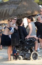 EMILIA CLARKE in Bikini on the Set of Me Before You in Majorca 06/12/2015