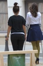 EMILIA CLARKE in Bikini on the Set of Me Before You in Paris 06/19/2015