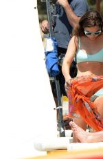 EMILIA CLARKE in Bikini on the Set of Me Before You in Spain 06/10/2015