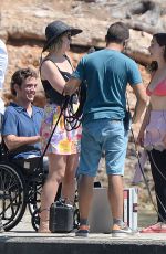 EMILIA CLARKE on the Set of Me Before You in Spain 06/09/2015