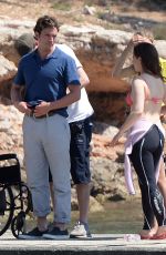 EMILIA CLARKE on the Set of Me Before You in Spain 06/09/2015