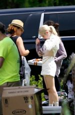 EMMA ROBERTS on the Set of Scream Queens in New Orleans 06/20/2015
