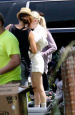 EMMA ROBERTS on the Set of Scream Queens in New Orleans 06/20/2015