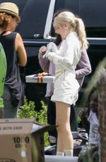 EMMA ROBERTS on the Set of Scream Queens in New Orleans 06/20/2015