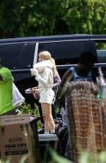 EMMA ROBERTS on the Set of Scream Queens in New Orleans 06/20/2015