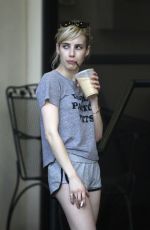 EMMA ROBERTS Out and About in New Orleans 06/19/2015