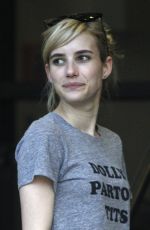 EMMA ROBERTS Out and About in New Orleans 06/19/2015
