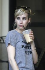 EMMA ROBERTS Out and About in New Orleans 06/19/2015