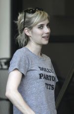 EMMA ROBERTS Out and About in New Orleans 06/19/2015