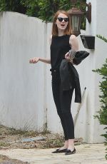 EMMA STONE Out and About in Beverly Hills 06/04/2015