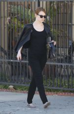 EMMA STONE Out and About in Los Angeles 06/02/2015