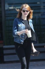 EMMA STONE Out and About in Los Angeles 06/18/2015