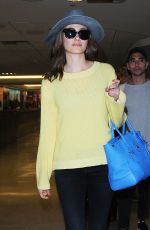 EMMY ROSSUM at Los Angeles International Airport 06/18/2015