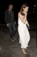 EMMY ROSSUM Leaves Osteria mMozza Italian Restaurant in Hollywood 05/30/2015