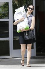 EMMY ROSSUM Out Shopping in Los Angeles 06/29/2015