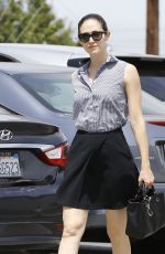 EMMY ROSSUM Out Shopping in Los Angeles 06/29/2015
