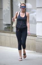 ERIN HEATHERTON Heading to a Gym in West Village 06/18/2015