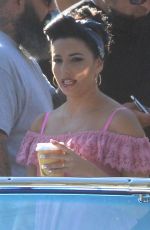 EVA LONGORIA on the Set of Low Riders in Los Angeles 06/22/2015