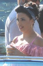 EVA LONGORIA on the Set of Low Riders in Los Angeles 06/22/2015