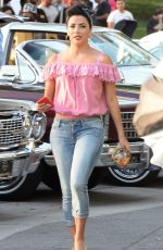 EVA LONGORIA on the Set of Low Riders in Los Angeles 06/22/2015