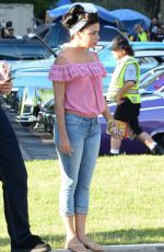 EVA LONGORIA on the Set of Low Riders in Los Angeles 06/22/2015