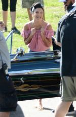 EVA LONGORIA on the Set of Low Riders in Los Angeles 06/22/2015