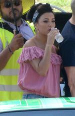 EVA LONGORIA on the Set of Low Riders in Los Angeles 06/22/2015