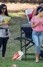 EVA LONGORIA on the Set of Low Riders in Los Angeles 06/23/2015