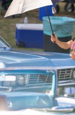 EVA LONGORIA on the Set of Low Riders in Los Angeles 06/23/2015