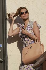 EVA MENDES Leaves a Salon in Hollywood 06/22/2015