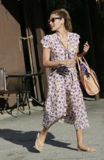 EVA MENDES Leaves a Salon in Hollywood 06/22/2015