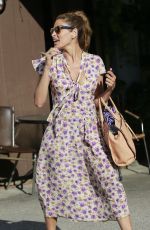 EVA MENDES Leaves a Salon in Hollywood 06/22/2015