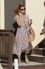EVA MENDES Leaves a Salon in Hollywood 06/22/2015