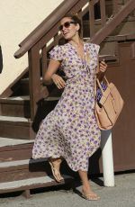 EVA MENDES Leaves a Salon in Hollywood 06/22/2015
