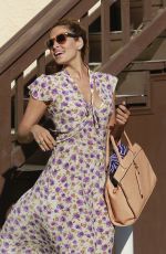 EVA MENDES Leaves a Salon in Hollywood 06/22/2015