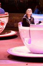 EVAN RACHEL WOOD at Disneyland in Anaheim 06/15/2015