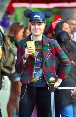 EVAN RACHEL WOOD at Disneyland in Anaheim 06/15/2015