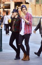 EVAN RACHEL WOOD at Disneyland in Anaheim 06/15/2015