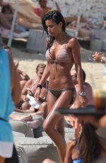 FEDERICA NARGI in Bikini at a Beach in Mykonos 06/15/2015