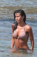 FEDERICA NARGI in Bikini at a Beach in Mykonos 06/15/2015