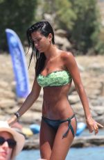 FEDERICA NARGI in Bikini on the Beach in Mykonos 06/16/2015