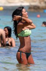 FEDERICA NARGI in Bikini on the Beach in Mykonos 06/16/2015